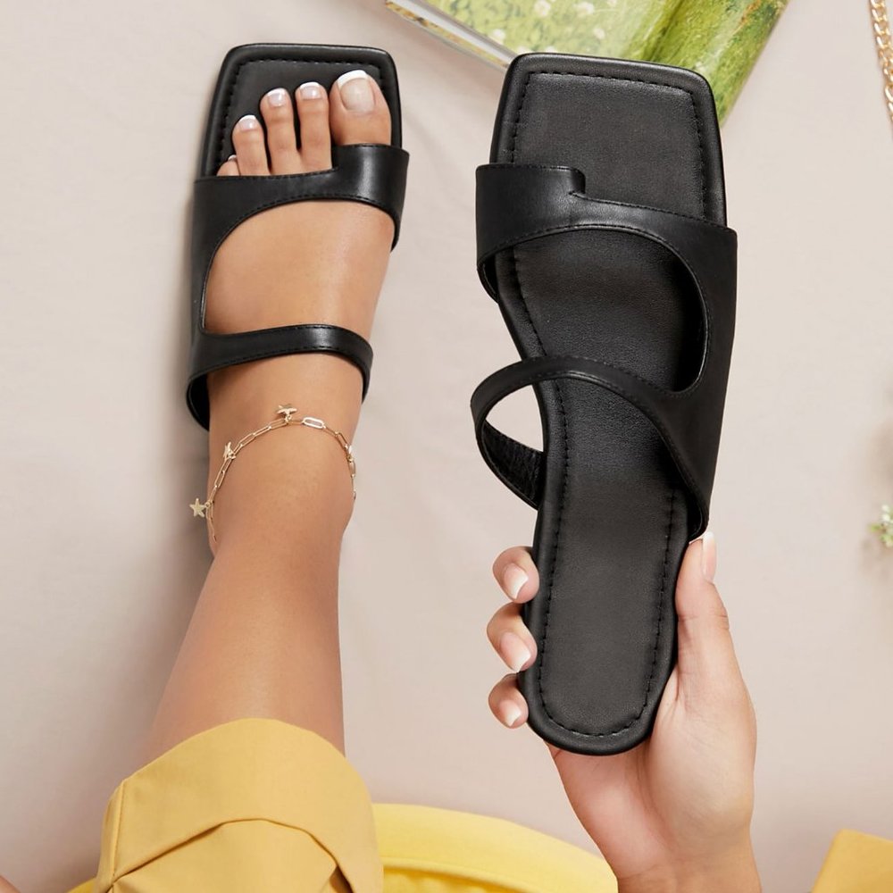 NEW🔥 Comfy Slip-On Slide Sandals Slipper Open Toe - Picture 2 of 8